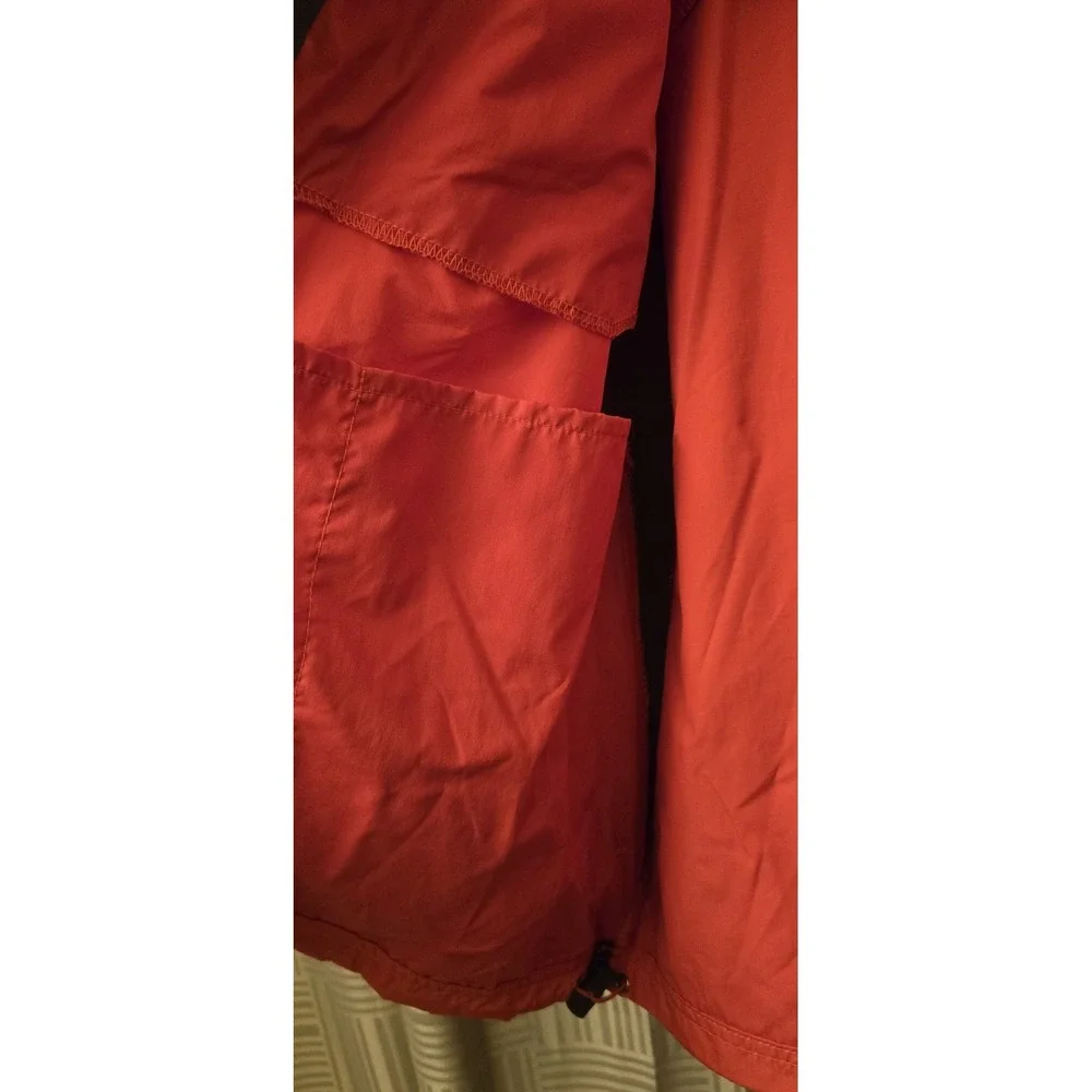 North End Mens Red Long Sleeve Full-Zip Windbreaker‎ Jacket Size Medium